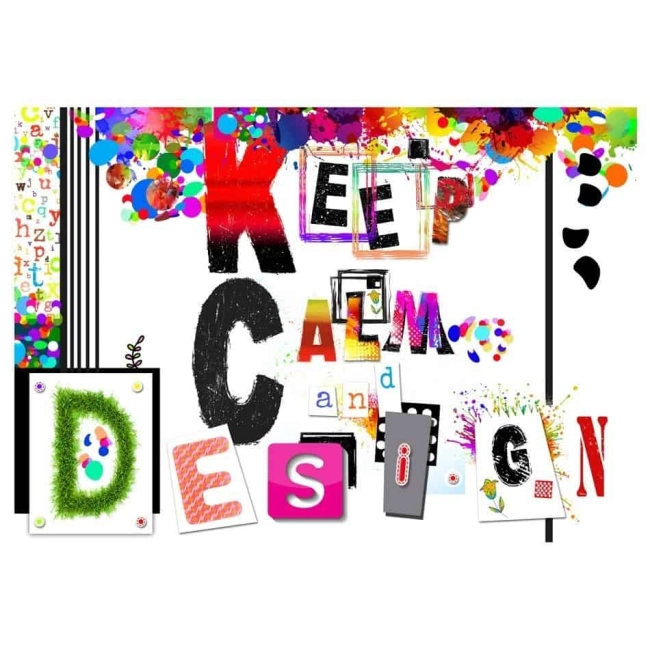 Fototapeta - Keep Calm and Design