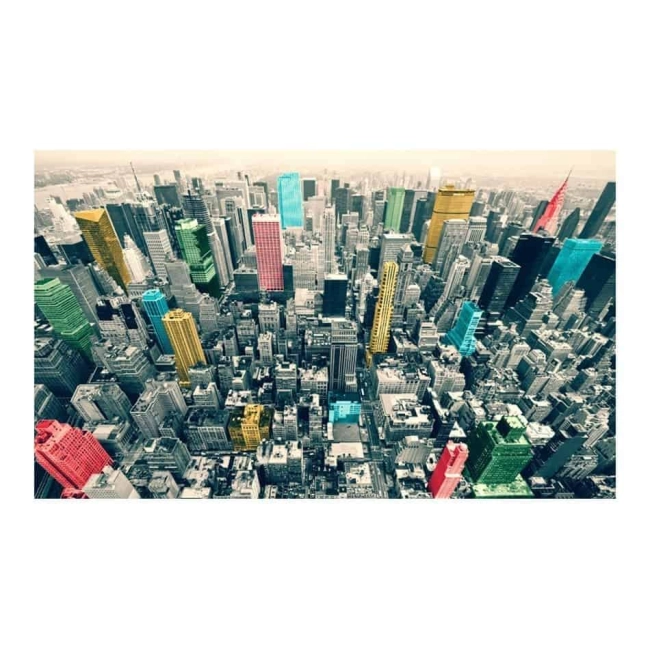 Fototapeta - Kolorowe refleksy w Nowym Jorku