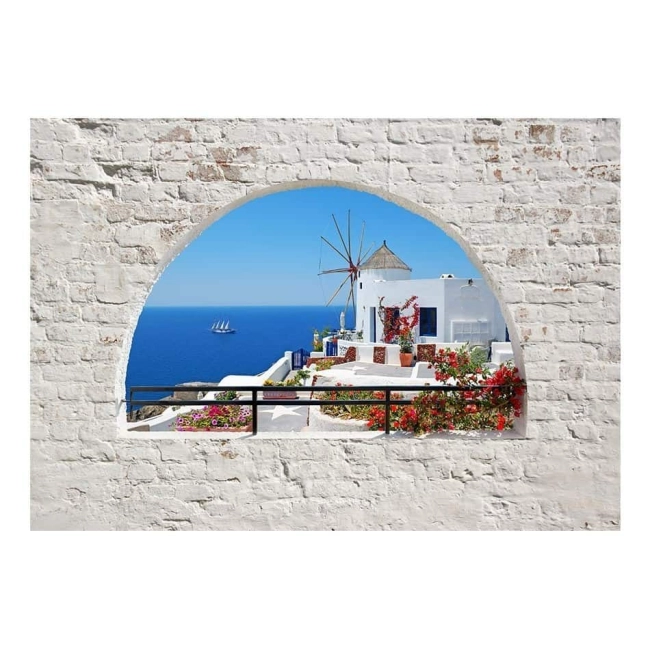 Fototapeta - Lato na Santorini