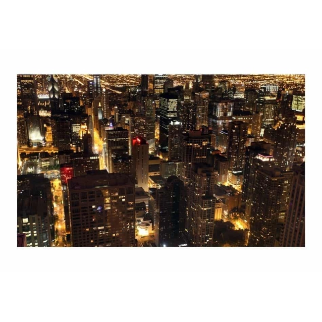 Fototapeta - Miasto nocą - Chicago, USA