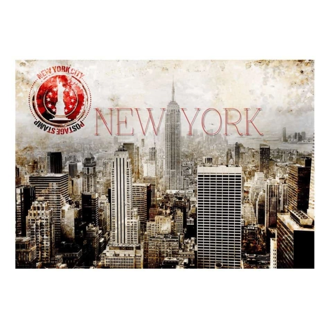 Fototapeta - New York - POST AGE STAMP