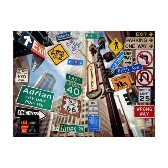 Fototapeta - New York signposts