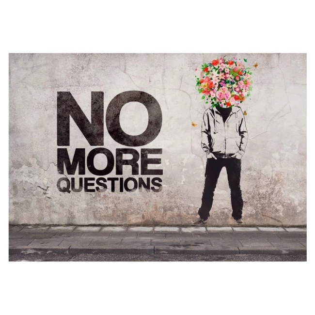 Fototapeta - No more questions