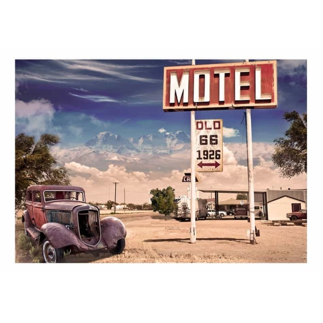 Fototapeta - Old motel
