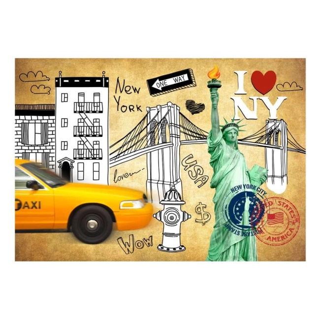 Fototapeta - One way - New York