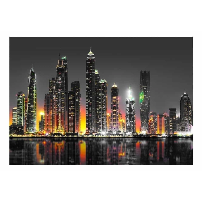 Fototapeta - Pustynne miasto (Dubaj)