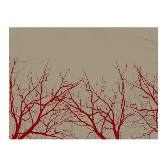 Fototapeta - Red-hot branches