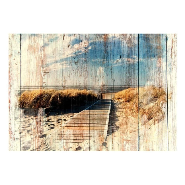 Fototapeta samoprzylepna - Drewniana plaża