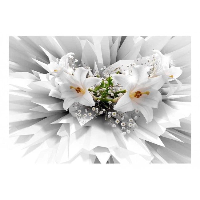 Fototapeta samoprzylepna - Kwiecista eksplozja 3D kwiaty