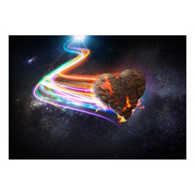 Fototapeta samoprzylepna - Meteoryt miłości (kolorowy)