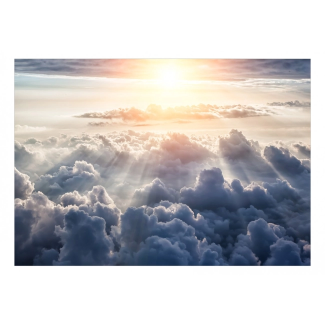 Fototapeta samoprzylepna - Spacer w chmurach