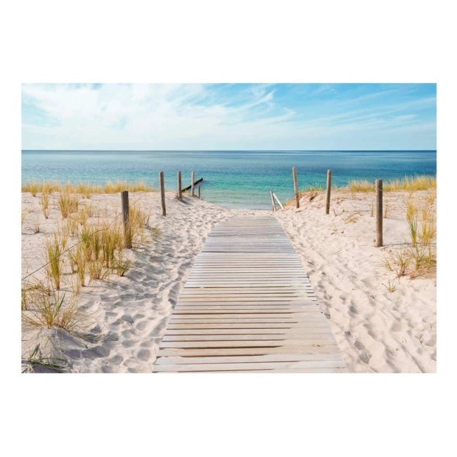 Fototapeta samoprzylepna morze plaża piasek Wakacje nad morzem