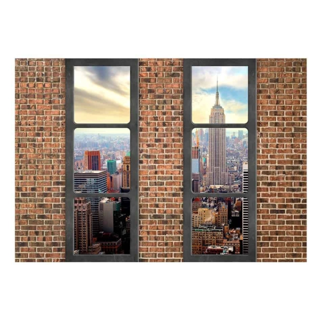 Fototapeta samoprzylepna - Widok z okna: Nowy Jork
