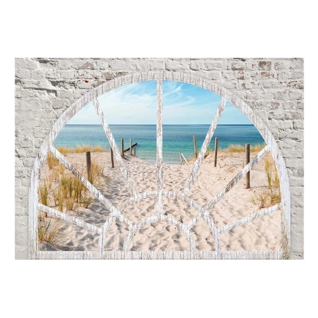 Fototapeta samoprzylepna - Widok z okna - Plaża