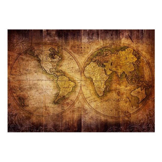 Fototapeta - Świat na starej mapie
