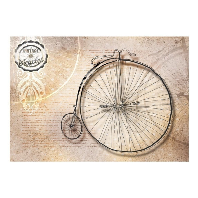 Fototapeta - Vintage bicycles - sepia