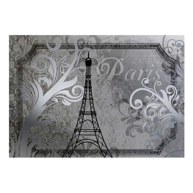 Fototapeta - Vintage Paris - srebrny