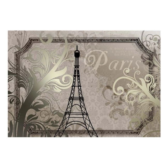 Fototapeta - Vintage Paris - złoty
