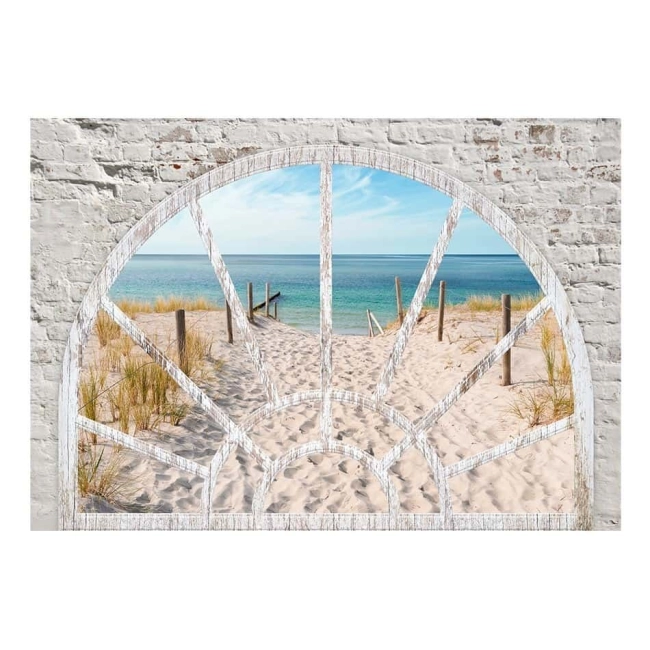 Fototapeta - Widok z okna - Plaża