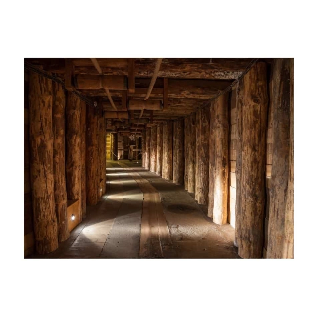 Fototapeta - Wooden passage