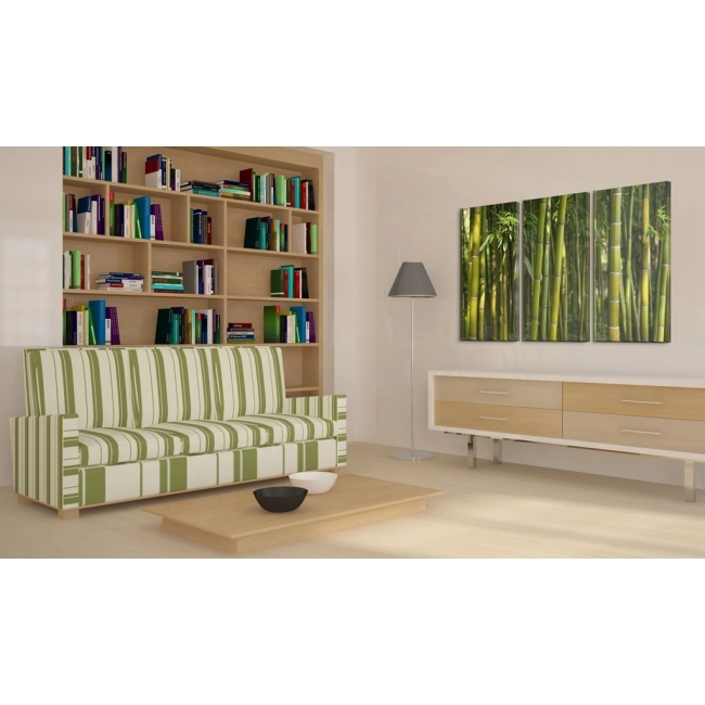 Obraz - Bambus i zieleń OBRAZ NA PŁÓTNIE WŁOSKIM