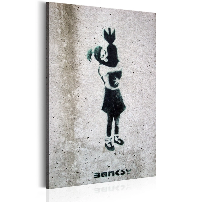 Obraz - Bomb Hugger by Banksy OBRAZ NA PŁÓTNIE WŁOSKIM