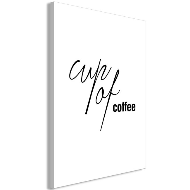 Obraz - Cup of Coffee (1-częściowy) pionowy