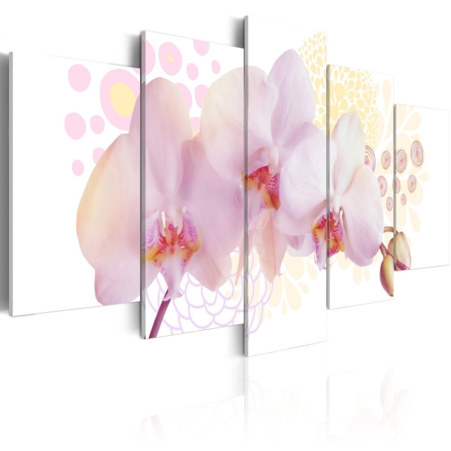 Obraz - Finezyjna orchidea OBRAZ NA PŁÓTNIE WŁOSKIM