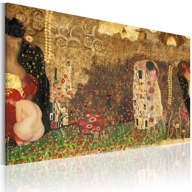 Obraz - Gustav Klimt - inspiracja OBRAZ NA PŁÓTNIE WŁOSKIM