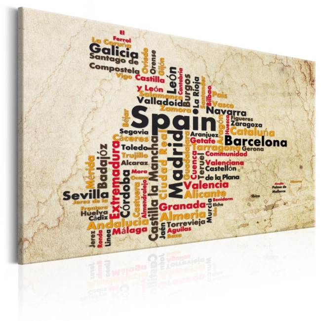 Obraz - Hiszpańskie miasta (ES) OBRAZ NA PŁÓTNIE WŁOSKIM