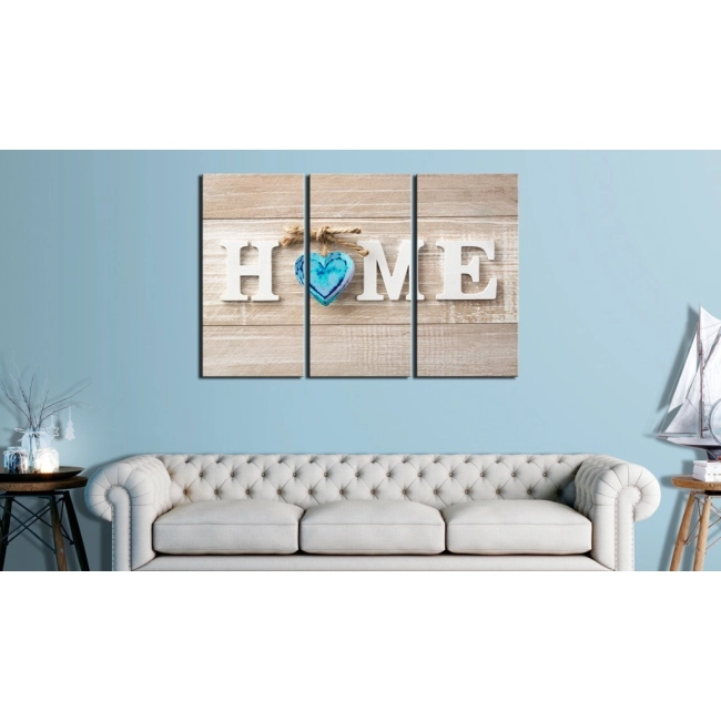 Obraz - Home: Niebieska miłość OBRAZ NA PŁÓTNIE WŁOSKIM