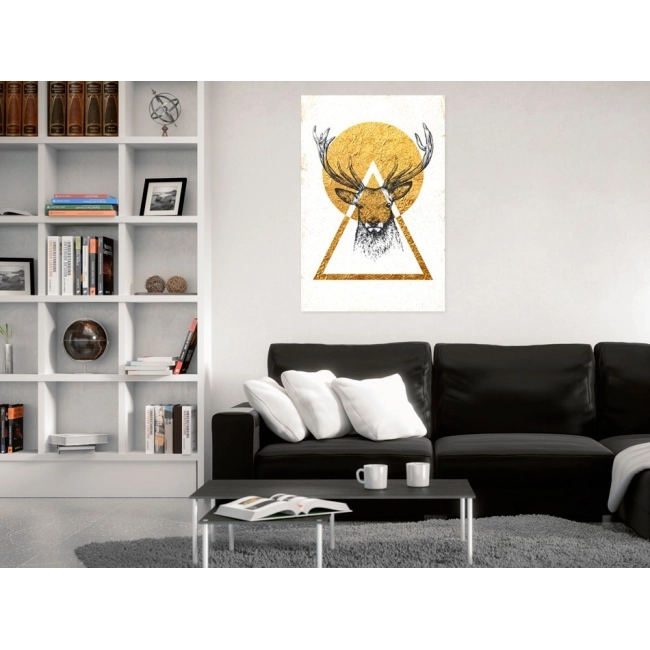 Obraz - Mój dom: Złoty jeleń