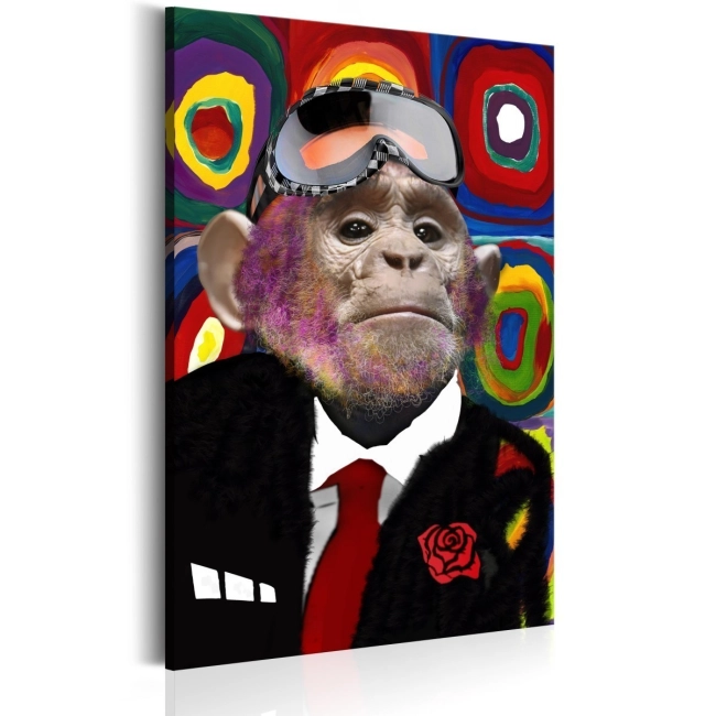 Obraz - Mr. Monkey OBRAZ NA PŁÓTNIE WŁOSKIM