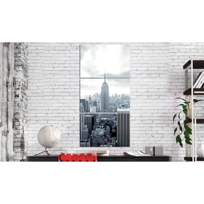 Obraz - Nowy Jork: Empire State Building OBRAZ NA PŁÓTNIE WŁOSKIM