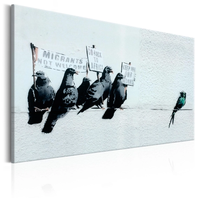 Obraz - Protesting Birds by Banksy