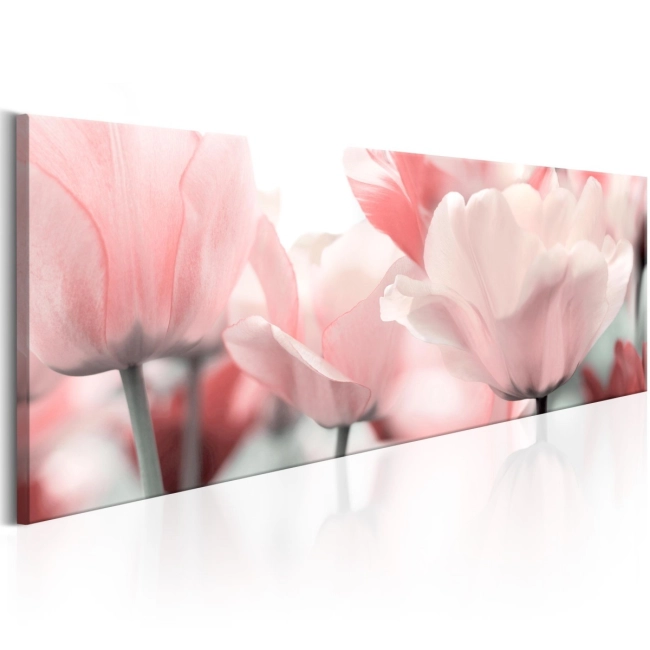 Obraz - Różowe tulipany OBRAZ NA PŁÓTNIE WŁOSKIM