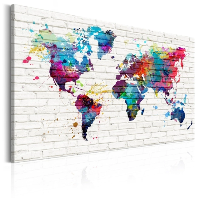 Obraz - Styl nowoczesny: Mury świata OBRAZ NA PŁÓTNIE WŁOSKIM
