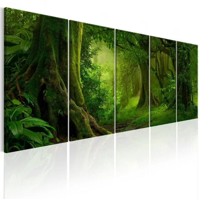 Obraz - Tropikalna dżungla OBRAZ NA PŁÓTNIE WŁOSKIM