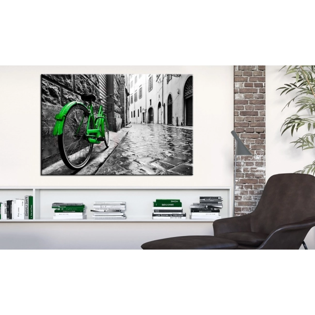 Obraz - Vintage Green Bike