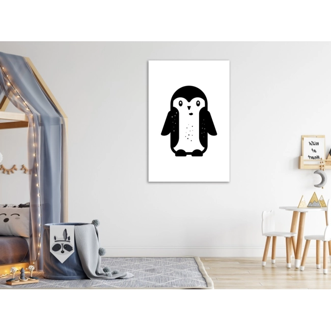 Obraz - Zabawny pingwinek (1-częściowy) pionowy