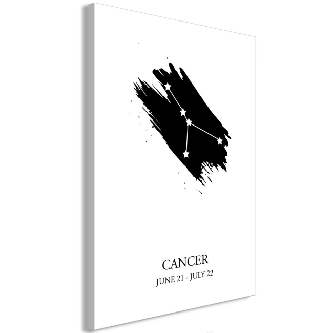 Obraz - Znaki zodiaku: Rak (1-częściowy) pionowy OBRAZ NA PŁÓTNIE WŁOSKIM