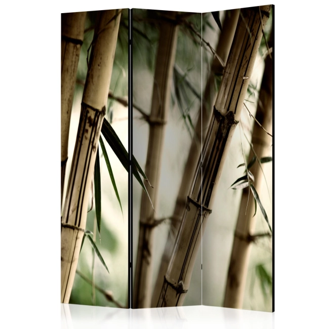 Parawan 3-częściowy - Fog and bamboo forest [Room Dividers]