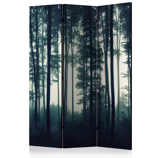 Parawan 3-częściowy - Natura: Mroczny las [Room Dividers]