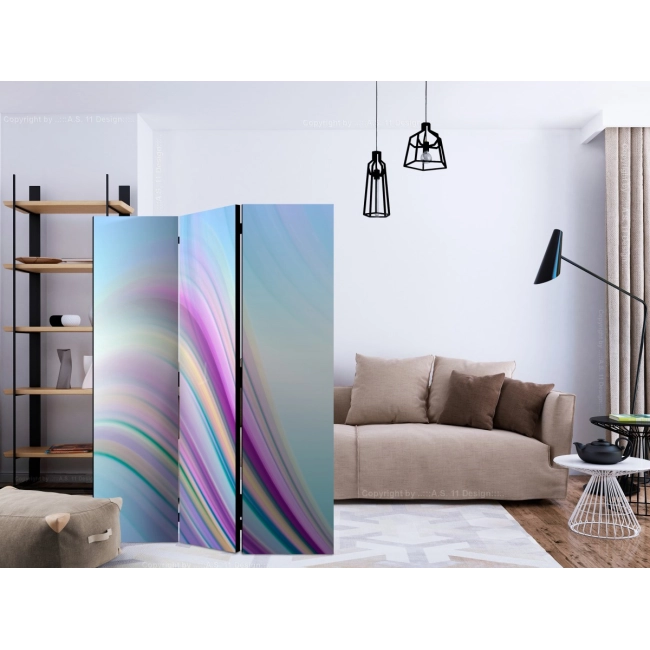 Parawan 3-częściowy - Rainbow abstract background [Room Dividers]