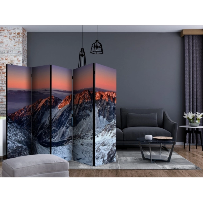 Parawan 5-częściowy - Beautiful sunrise in the Rocky Mountains II [Room Dividers]