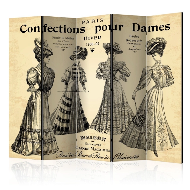 Parawan 5-częściowy - Confections pour Dames II [Room Dividers]
