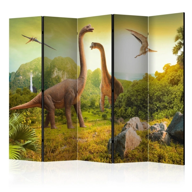 Parawan 5-częściowy - Dinozaury [Room Dividers]