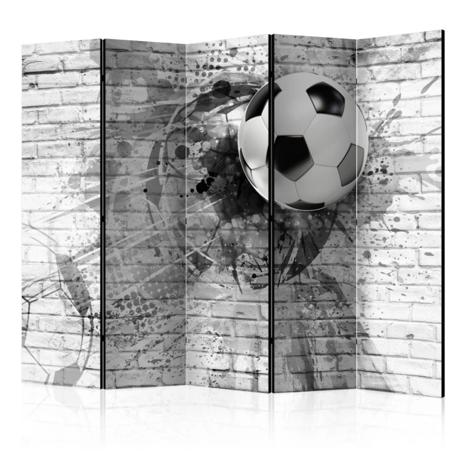 Parawan 5-częściowy - Dynamika futbolu [Room Dividers]