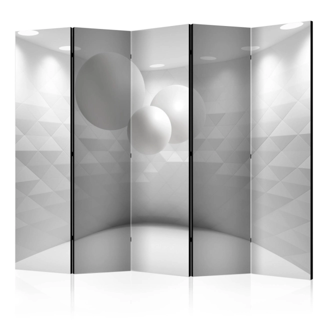 Parawan 5-częściowy - Geometryczny pokój [Room Dividers]