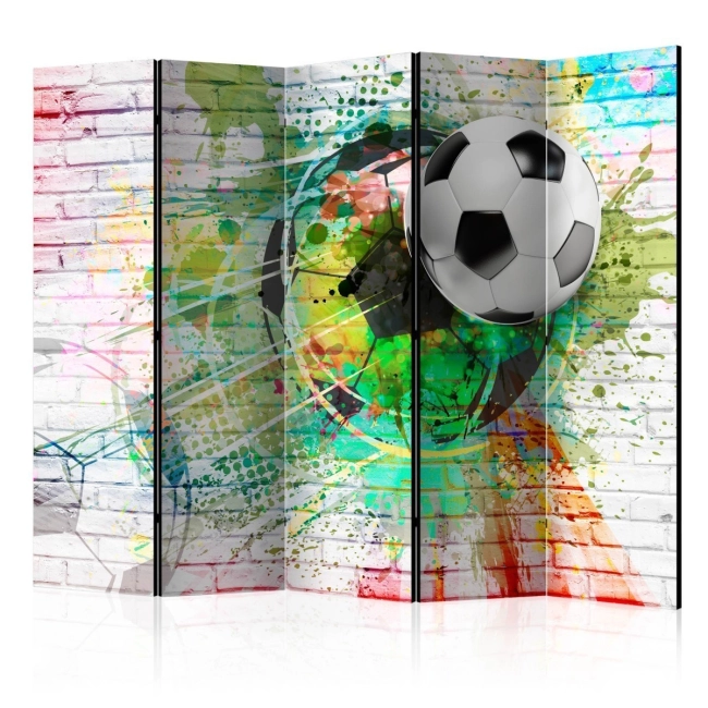Parawan 5-częściowy - Kolorowy sport II [Room Dividers]